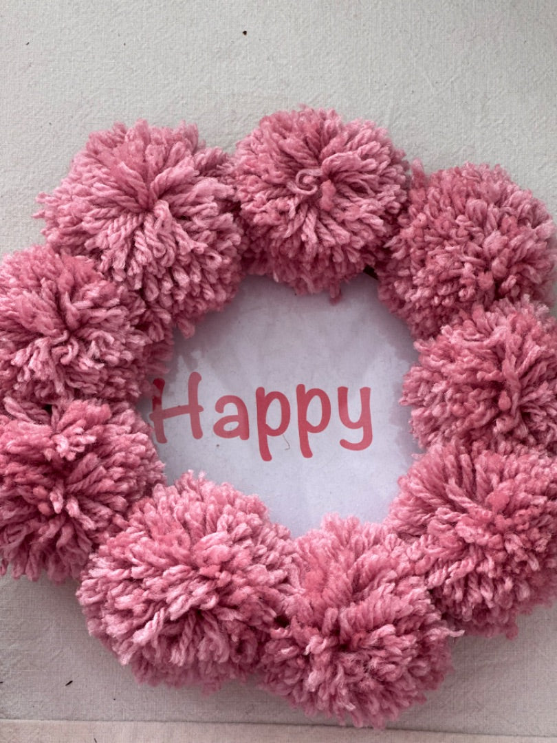 P and P Pompom Pompom Photo Frame,  Greens One size