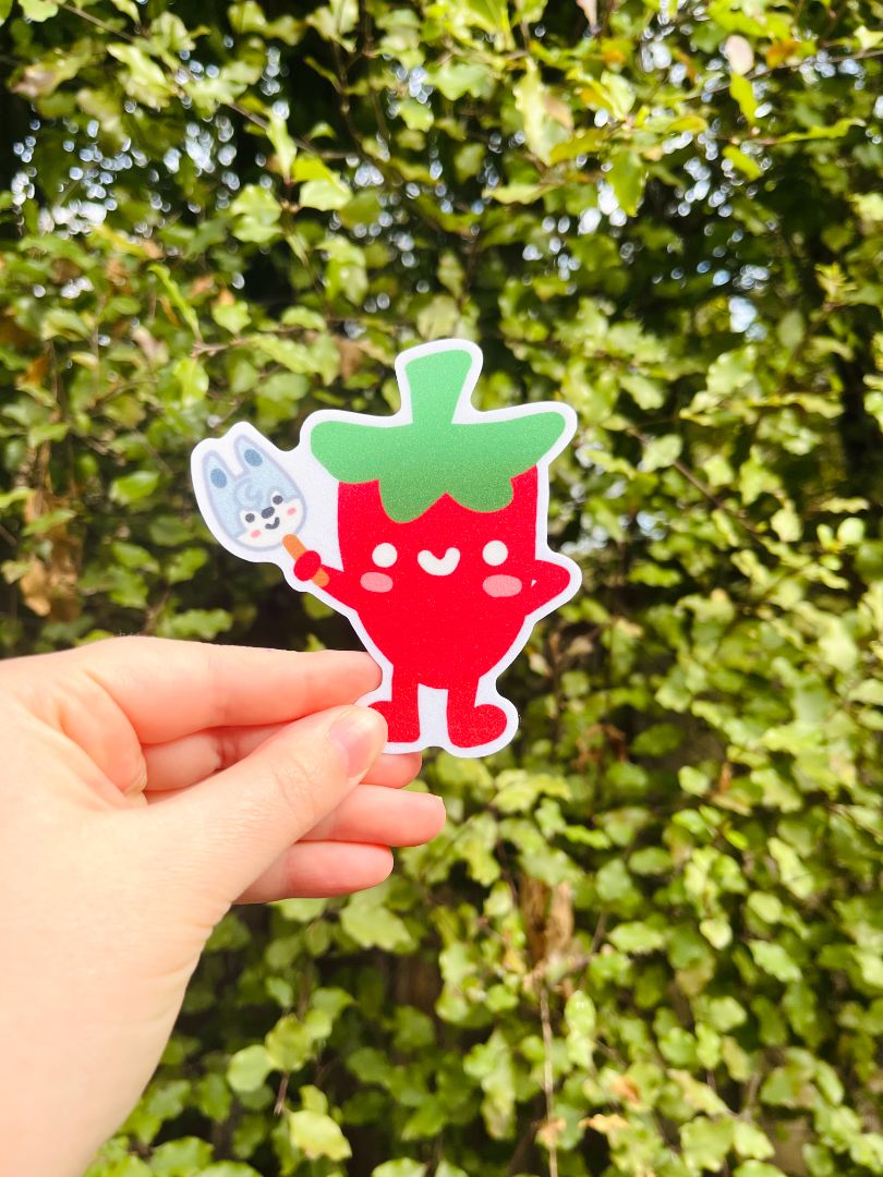 Seedi Bun Seedi Stay Sticker,  Red 8cm