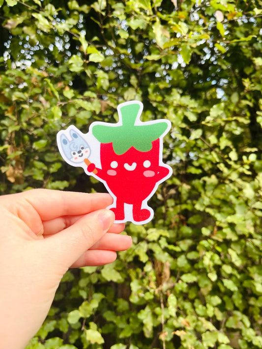 Seedi Bun Seedi Stay Sticker,  Red 8cm