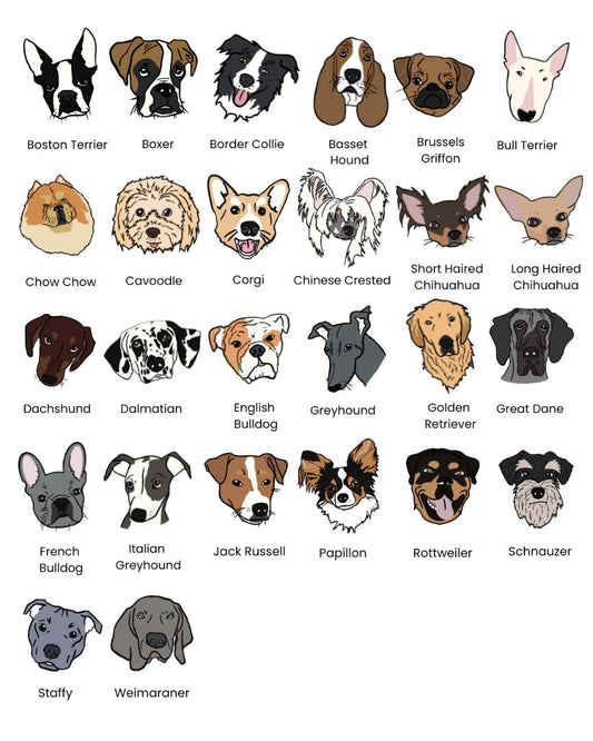 House of Woof Greyhound scrunchie,   Small