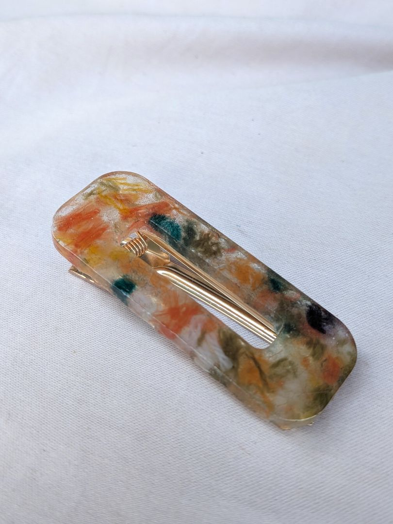 Dandy Dee Recycled Yarn Hairclip,  Multicolour 6cm