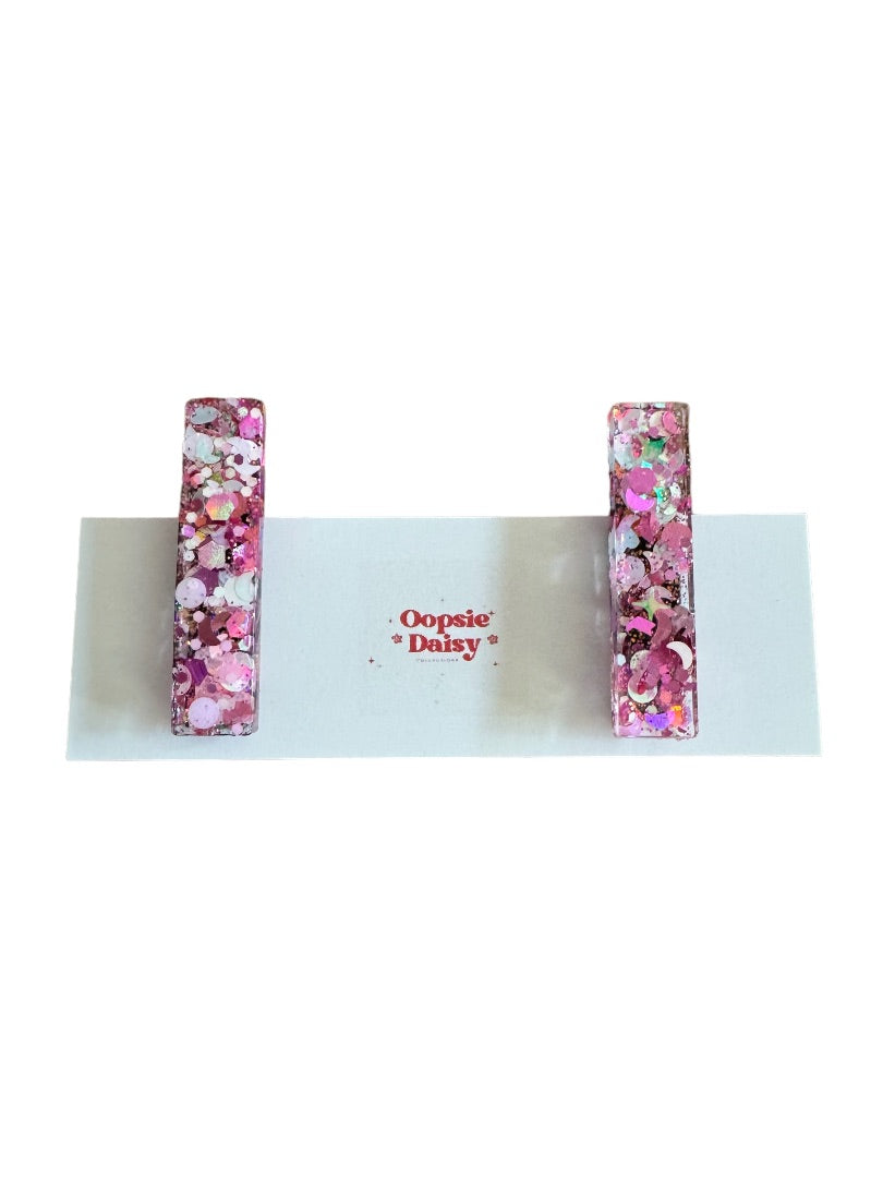 Oopsie Daisy Collections Pink mini clips,  Pink