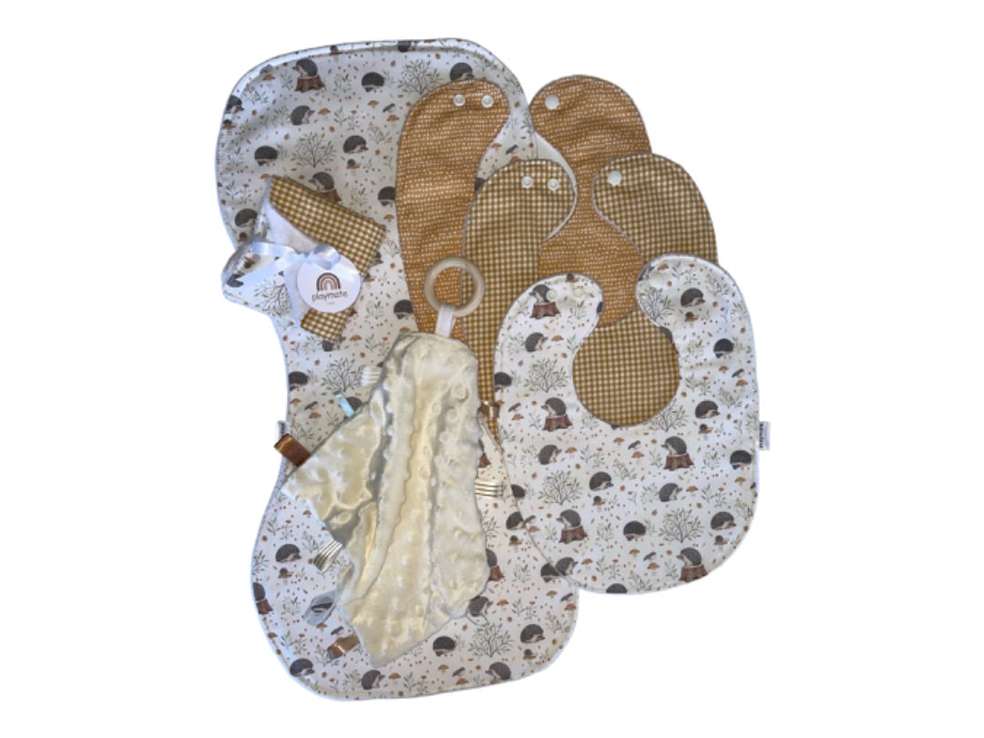 Playmate kids Gender neutral Large Baby Gift Box hedgehogs,  Neutral Large