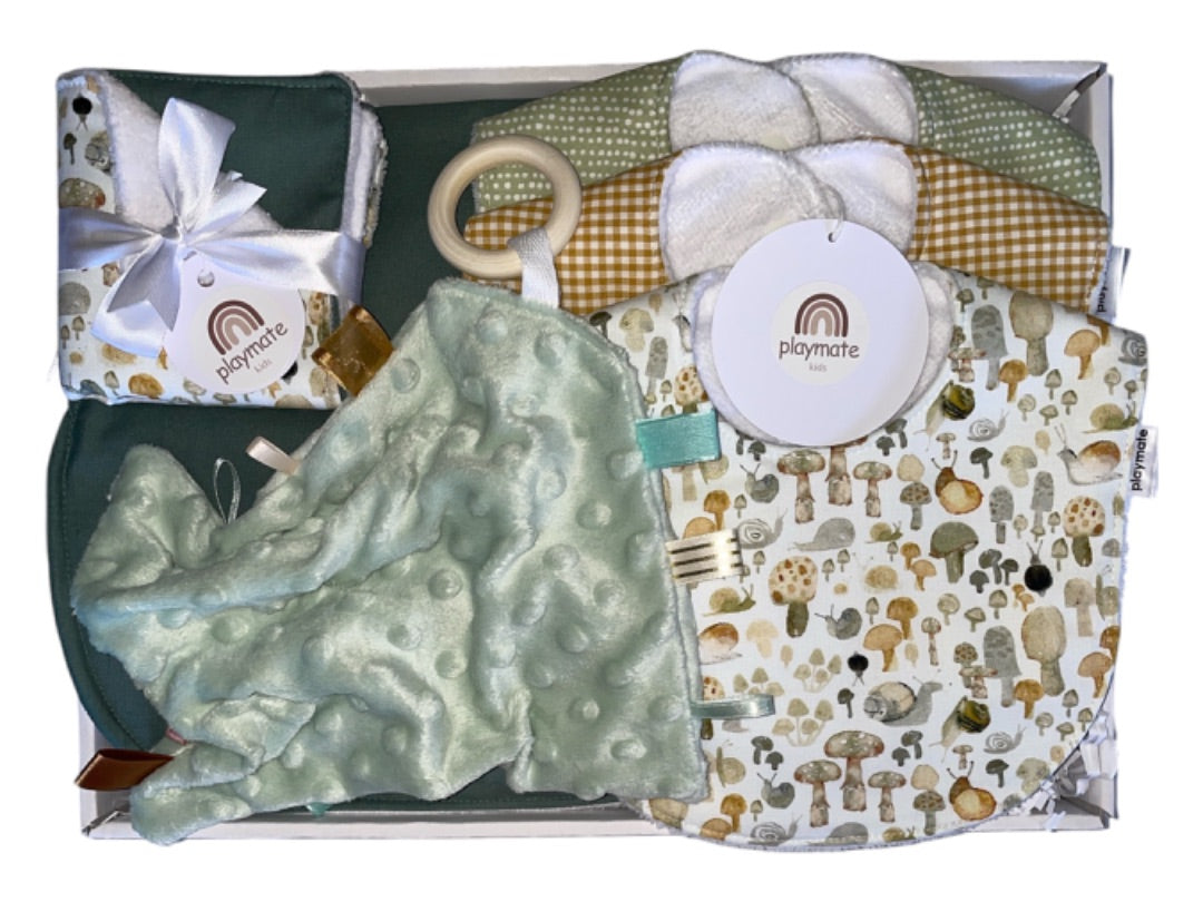 Playmate kids Baby large gift box,  Neutral mushroom design Large gift box