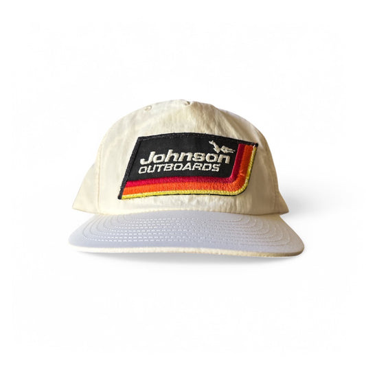 Root’d Threadworks Johnson Outboards Hat,  Bone