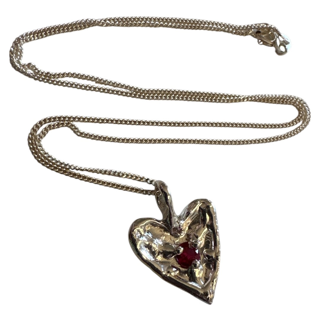 Venom Gemz Ruby Heart Pendant