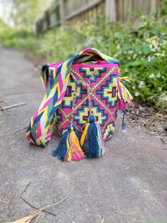 Fleur Darling Wayuu Bag,  Shami Large