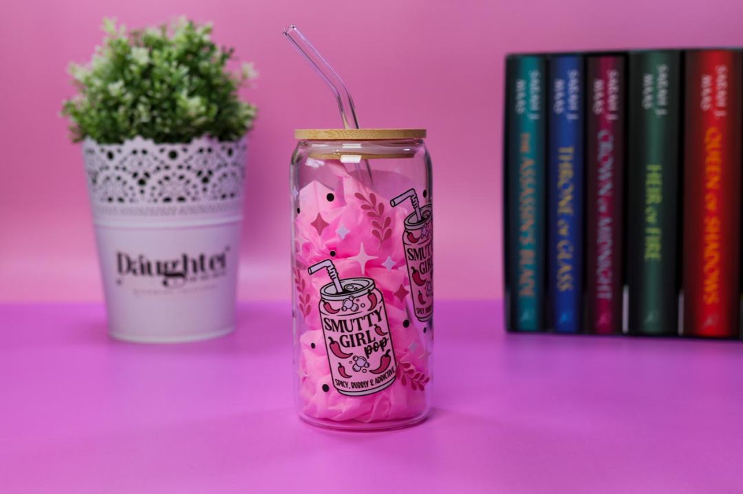Daughter of My Mum Glass Tumblers - Smutty Girl