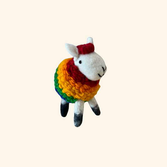 Felt Rainbow Sheep | Felt Fairy