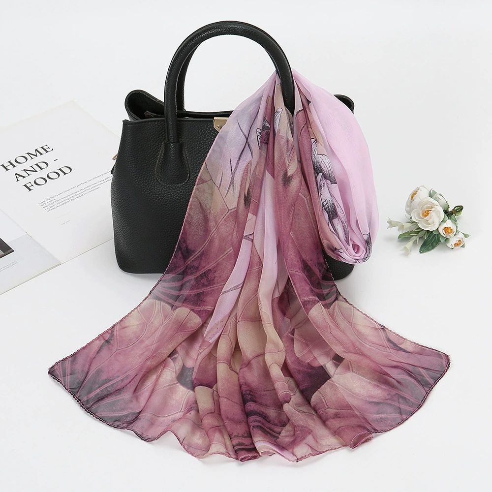 Narayn Merchandise Chiffon Scarf,  pink 150 cm X 50cm