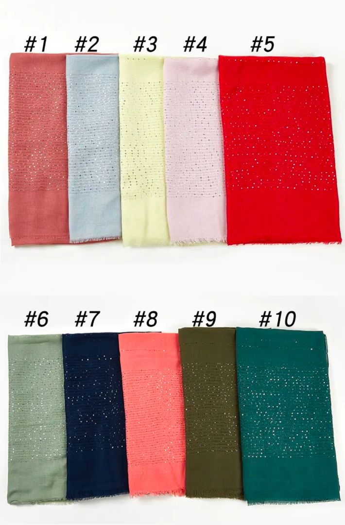 Narayn Merchandise Cotton Scarf with Seqiuns work Scarf,  Mix 180 x 70 cm