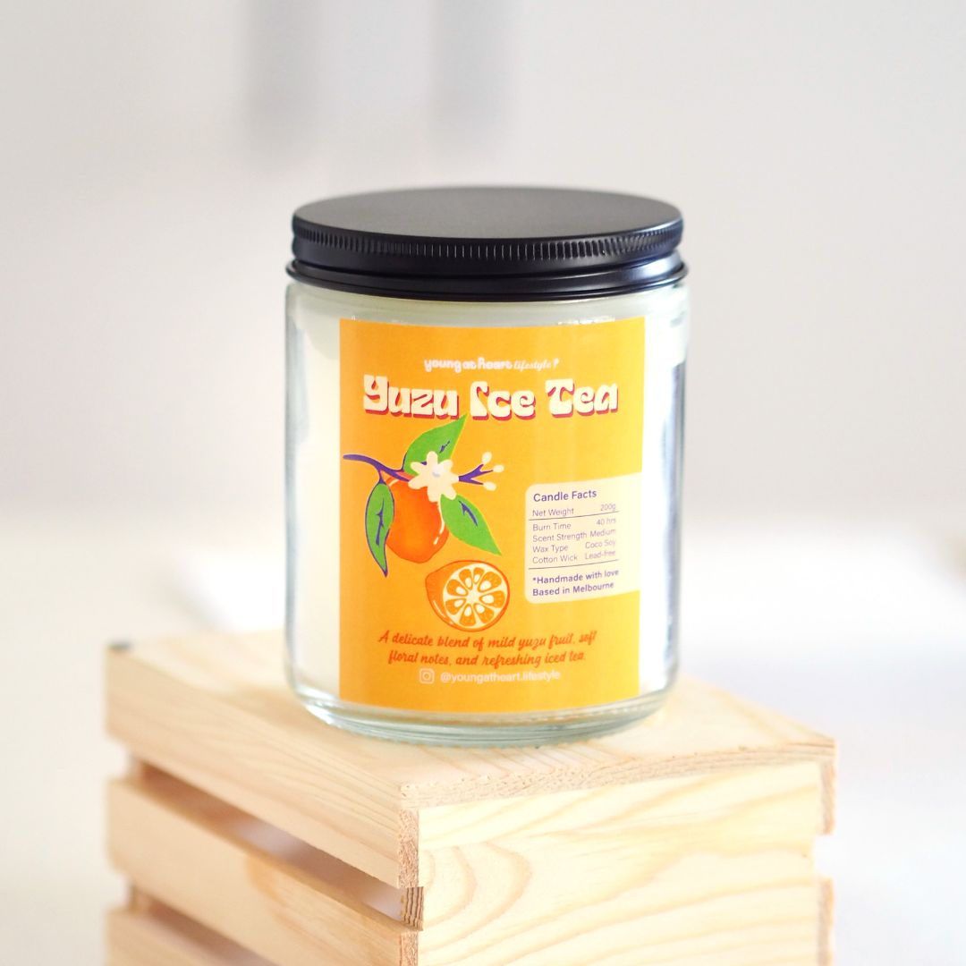 Young At Heart Studio Yuzu Iced Tea Candle