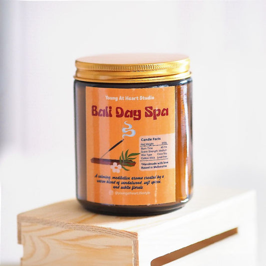 Young At Heart Studio Bali Day Spa Candle
