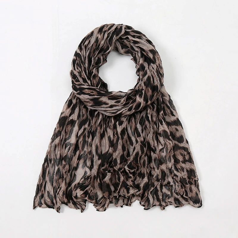 Narayn Merchandise Bali yarn Scarf,  Brown 180 cm x 90 cm