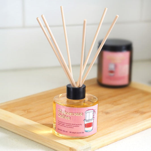 Young At Heart Studio Vietnamese Coffee Reed Diffuser