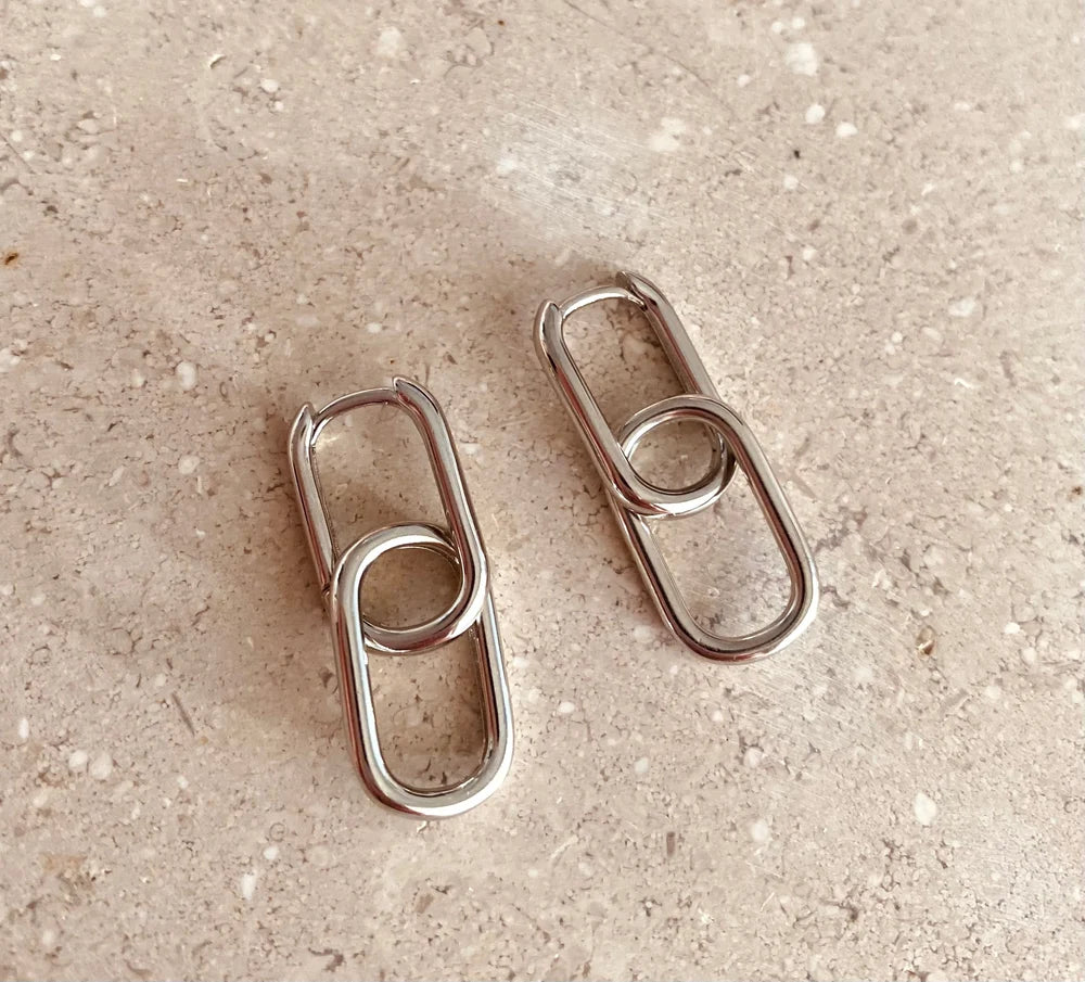Daphne Silver Hoop | Evie & Co Studio