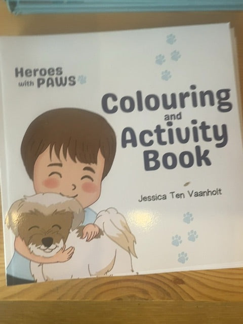 Sensory Bookshelf Colouring book