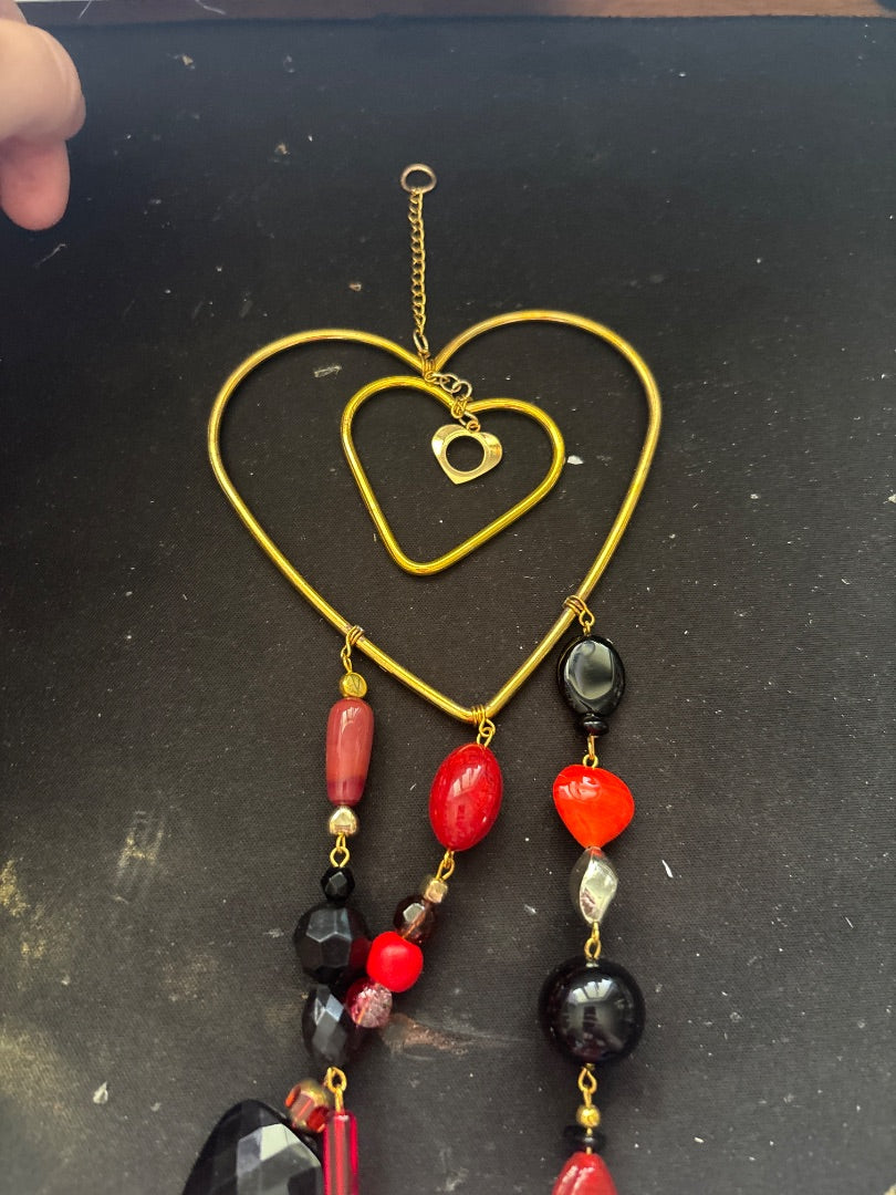Plier and charm Suncatcher,  Gold Medium