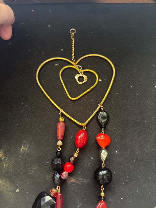 Plier and charm Suncatcher,  Gold Medium