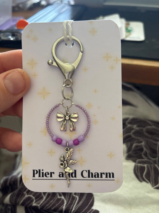 Plier and charm Jewelry & Accessories,  Purple Small
