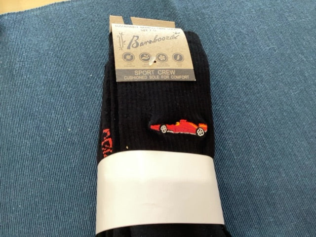 Bamboozld Men’s F1 socks,  Black 7-11