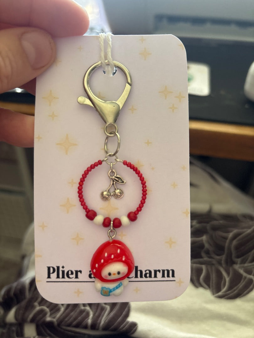 Plier and charm Jewelry & Accessories,  Red Small