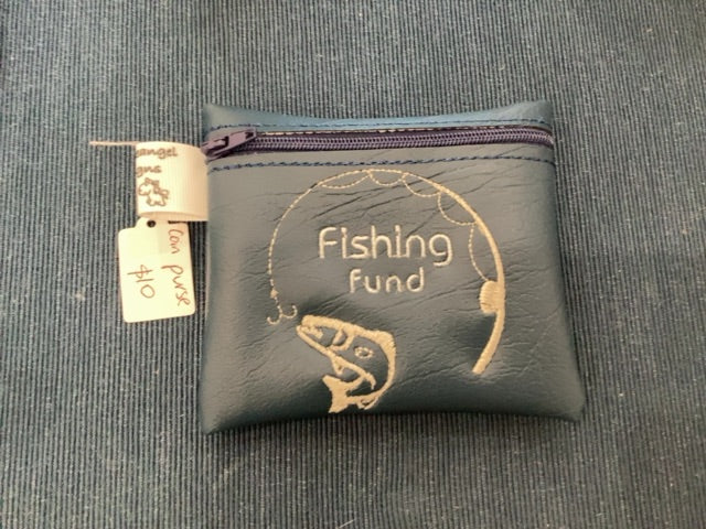Fishing fund coin purse