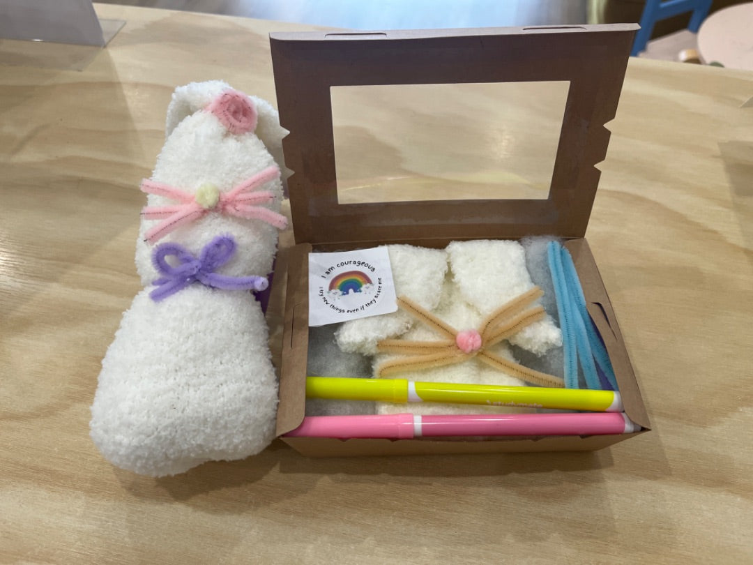Play, learn, grow with Ms. Flo DIY soft bunny