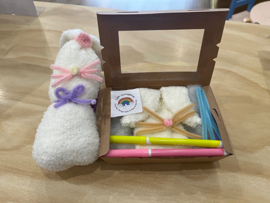 Play, learn, grow with Ms. Flo DIY soft bunny