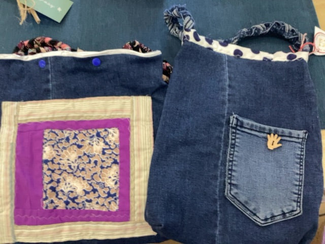 Jean bags with front pocket