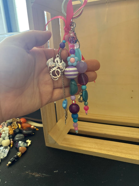 Plier and Charm Bag charm,  Multi Medium