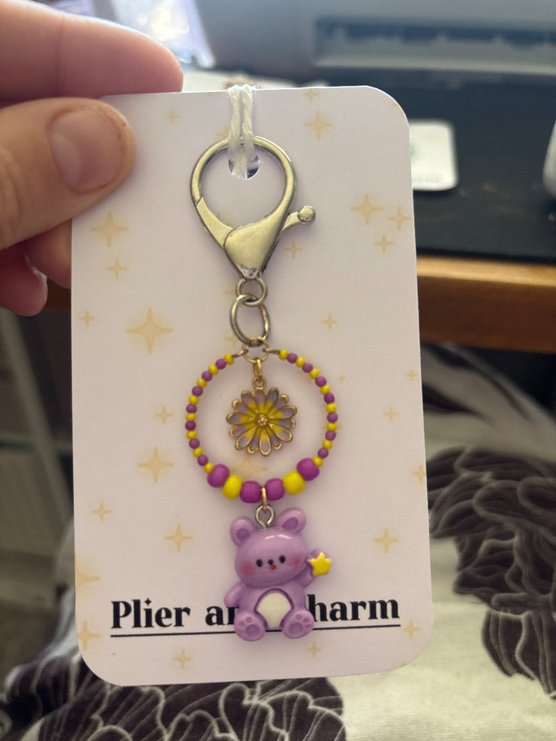 Plier and charm Jewelry & Accessories,  Purple Small