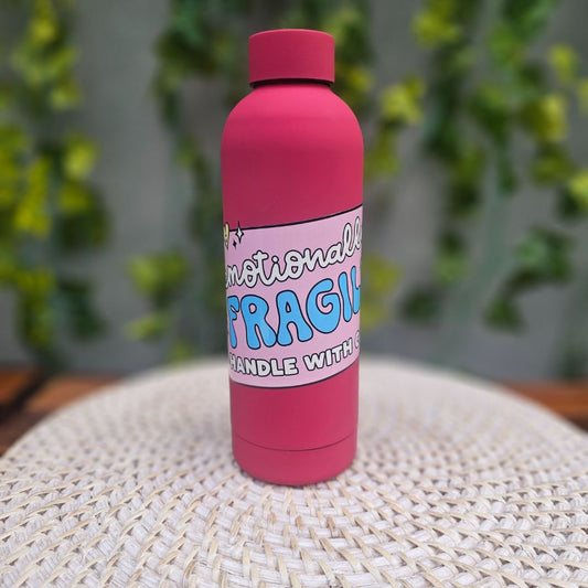 Creations by Julietta Drink Bottle - Emotional,  Fuschia