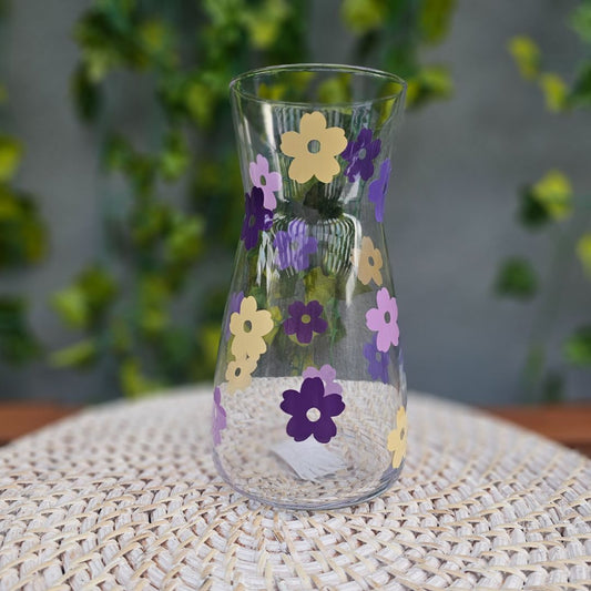 Creations by Julietta Daisy Vase,  Purple Hue