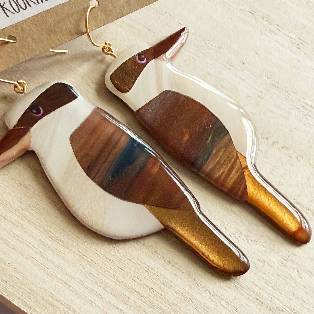 Lacroz & Co. Designs Kookaburra Statement Earrings