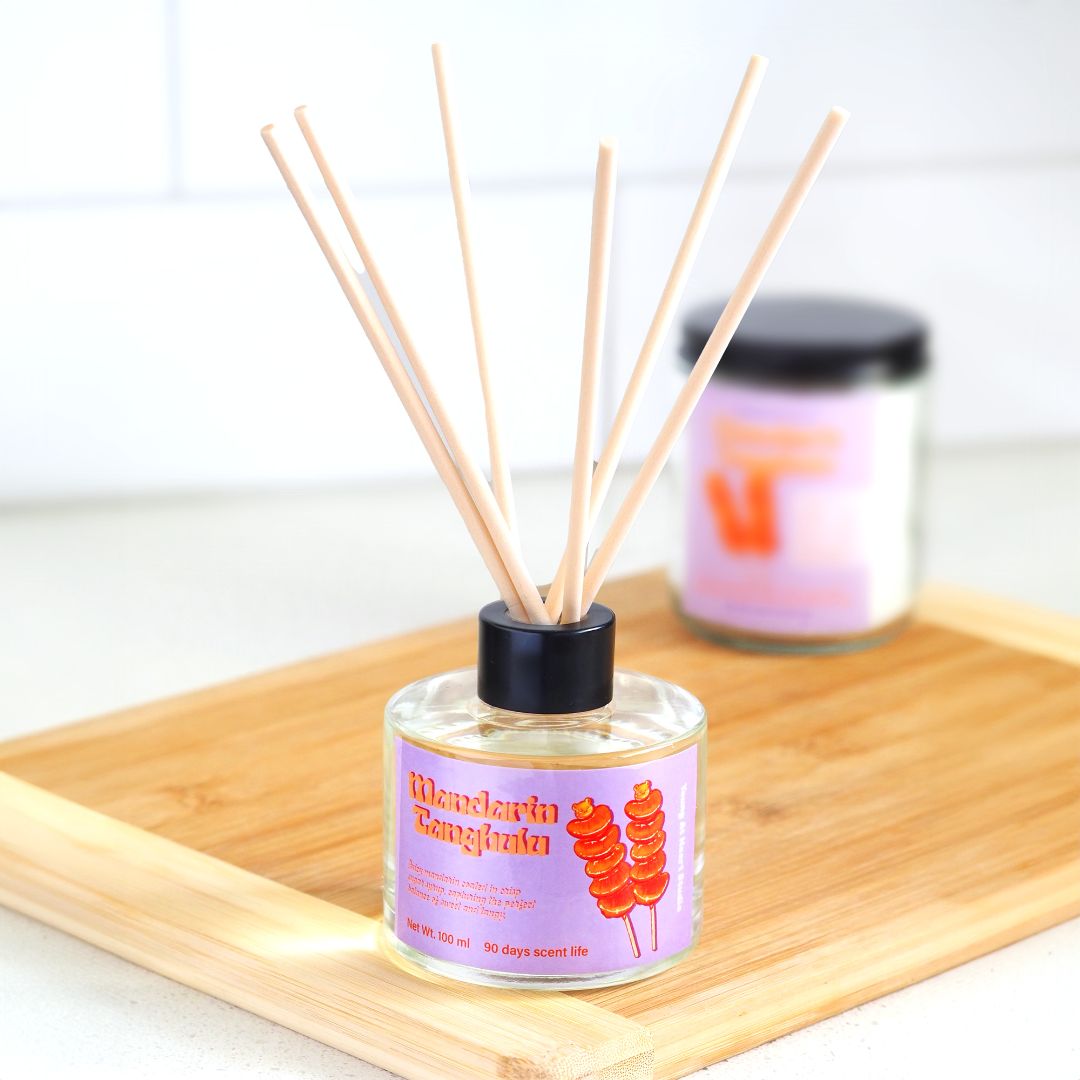 Young At Heart Studio Mandarin Tanghulu Reed Diffuser