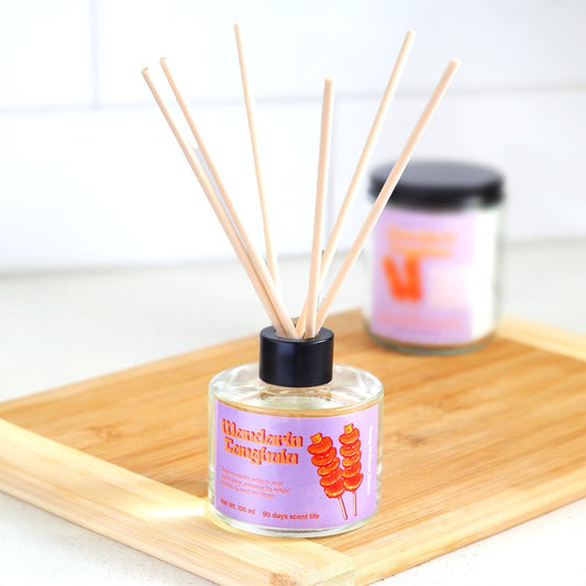 Young At Heart Studio Mandarin Tanghulu Reed Diffuser