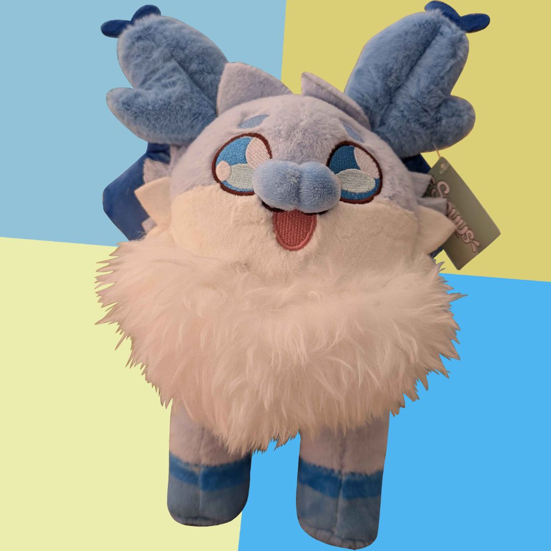RestlessDreamss Dewdrop the Snuu Plushie,  blue 26cm tall