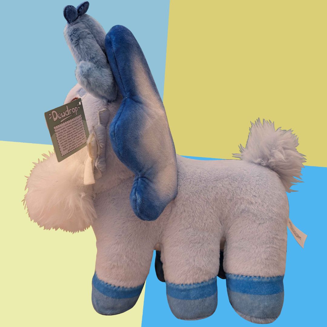 RestlessDreamss Dewdrop the Snuu Plushie,  blue 26cm tall