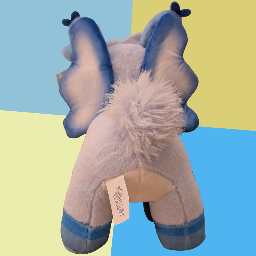 RestlessDreamss Dewdrop the Snuu Plushie,  blue 26cm tall