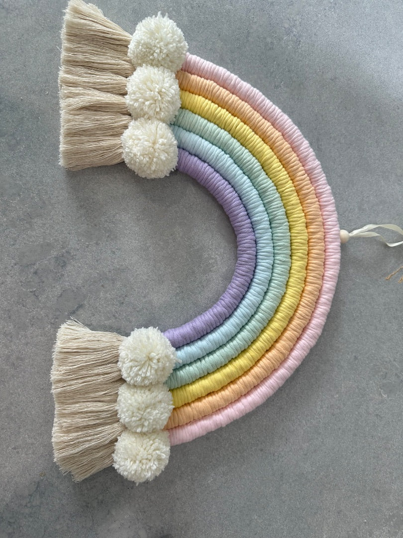 P and P Pompom P and P Rainbow,  Pastels Large