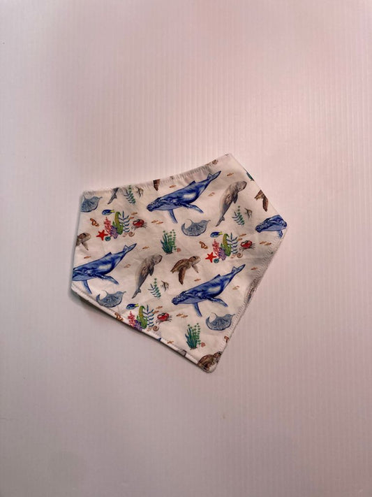 Charlie Rose Handcrafted Bamboo Dribble Bib Under the Sea