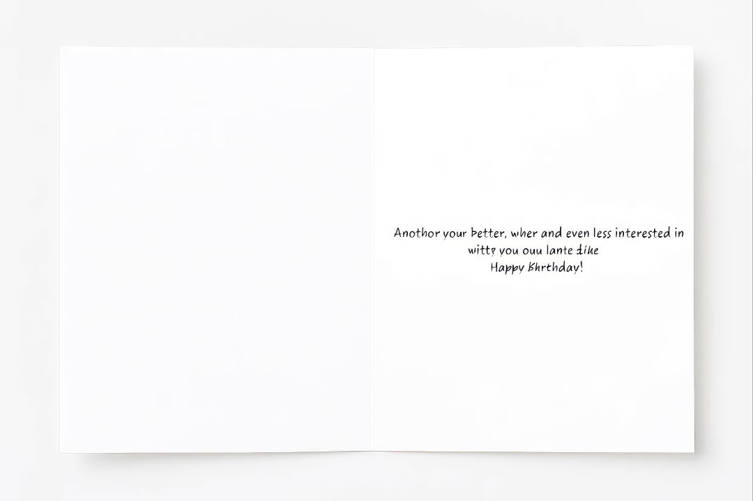 Ink & Spice co Wine themed Happy birthday card,  red A6